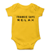 Load image into Gallery viewer, Frankie Says Relax Friends Kids Romper For Baby Boy/Girl-0-5 Months(18 Inches)-Yellow-Ektarfa.online

