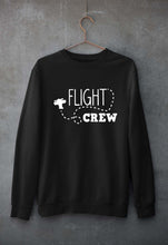 Load image into Gallery viewer, Flight Crew Unisex Sweatshirt for Men/Women-Black-Ektarfa.online
