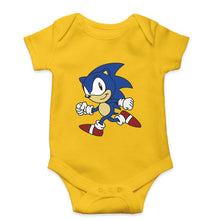 Load image into Gallery viewer, Sonic Kids Romper For Baby Boy/Girl-0-5 Months(18 Inches)-Yellow-Ektarfa.online
