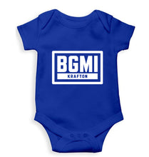 Load image into Gallery viewer, Battlegrounds Mobile India (BGMI) Kids Romper For Baby Boy/Girl-0-5 Months(18 Inches)-Royal Blue-Ektarfa.online
