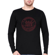 Load image into Gallery viewer, MIT Full Sleeves T-Shirt for Men-Black-Ektarfa.online
