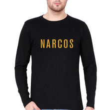 Load image into Gallery viewer, Narcos Full Sleeves T-Shirt for Men-Black-Ektarfa.online
