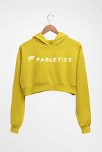 Load image into Gallery viewer, Fabletics Crop HOODIE FOR WOMEN-Mustard Yellow-Ektarfa.online

