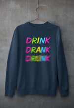 Load image into Gallery viewer, Drink Alcoholic Unisex Sweatshirt for Men/Women-Navy Blue-Ektarfa.online
