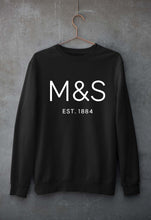 Load image into Gallery viewer, M&amp;S Unisex Sweatshirt for Men/Women-S(40 Inches)-Black-Ektarfa.online
