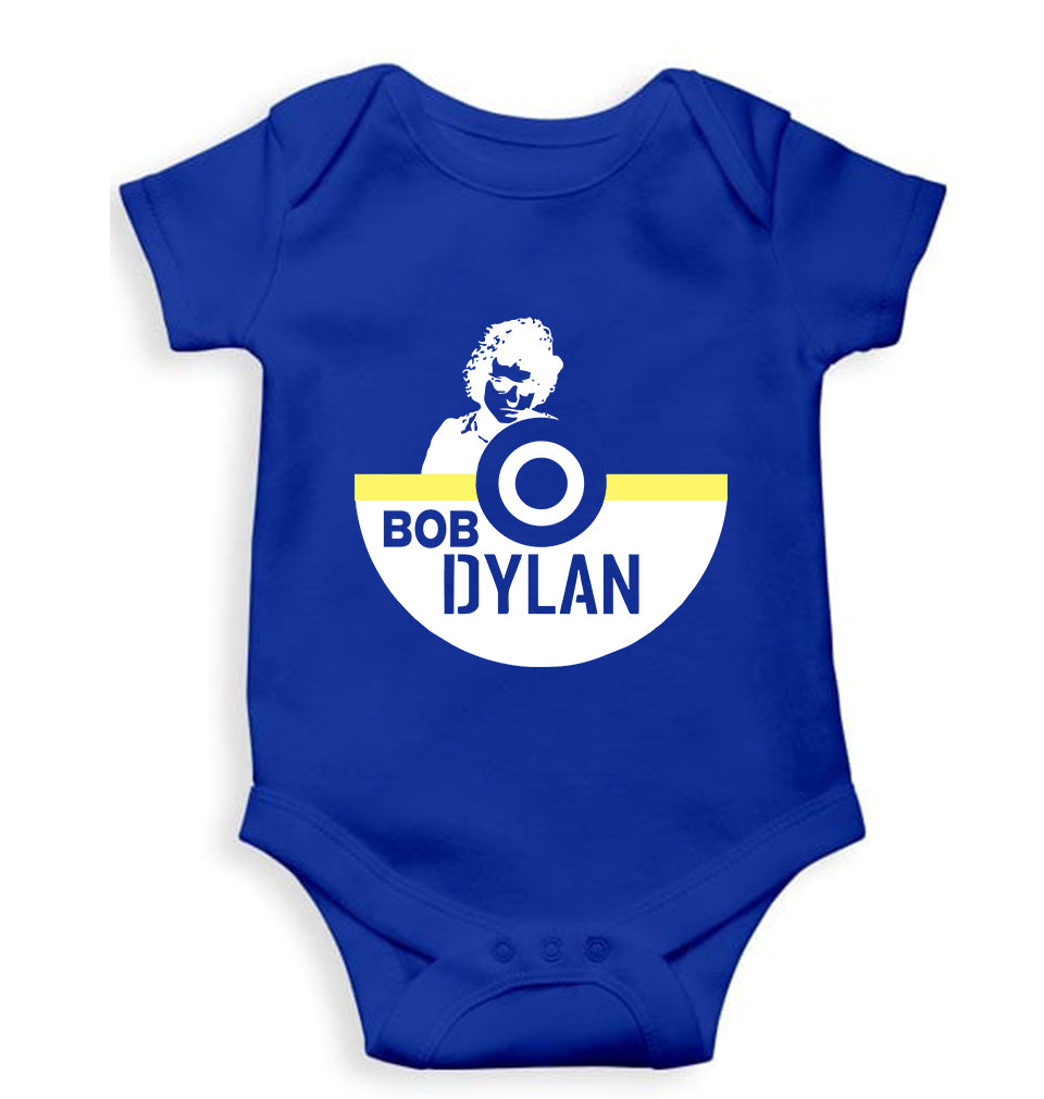 Bob Dylan Kids Romper For Baby Boy/Girl-Royal Blue-Ektarfa.online