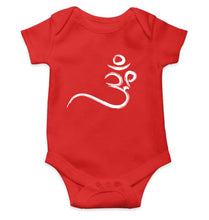 Load image into Gallery viewer, Om Kids Romper For Baby Boy/Girl-0-5 Months(18 Inches)-RED-Ektarfa.online
