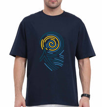 Load image into Gallery viewer, Vincent van Gogh Oversized T-Shirt for Men-Petrol Blue-Ektarfa.online
