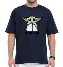 Load image into Gallery viewer, Yoda Star Wars Oversized T-Shirt for Men-Navy Blue-Ektarfa.online
