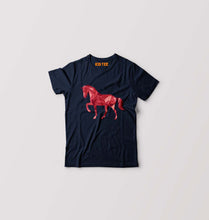 Load image into Gallery viewer, HORSE T-Shirt for Boy/Girl-0-1 Year(20 Inches)-Navy Blue-Ektarfa.online
