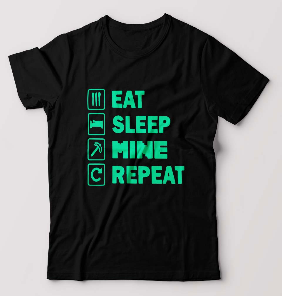 Minecraft T-Shirt for Men-Black-Ektarfa.online