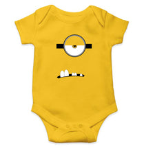 Load image into Gallery viewer, Minion Single Eye &amp; Teeth Kids Romper For Baby Boy/Girl-0-5 Months(18 Inches)-Yellow-Ektarfa.online
