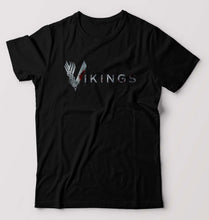 Load image into Gallery viewer, Vikings T-Shirt for Men-Black-Ektarfa.online
