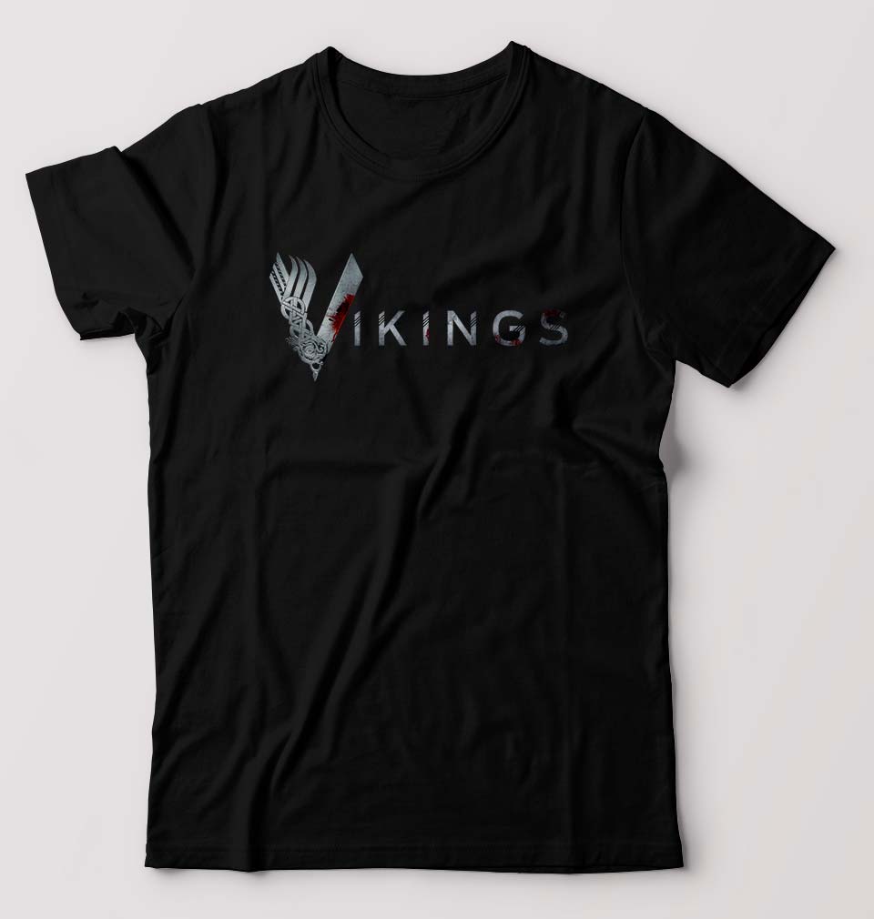 Vikings T-Shirt for Men-Black-Ektarfa.online