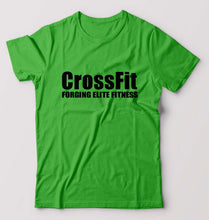 Load image into Gallery viewer, CrossFit T-Shirt for Men-S(38 Inches)-flag green-Ektarfa.online
