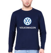 Load image into Gallery viewer, Volkswagen Full Sleeves T-Shirt for Men-Navy Blue-Ektarfa.online
