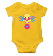 Load image into Gallery viewer, Cartoon Skull Kids Romper For Baby Boy/Girl-0-5 Months(18 Inches)-Yellow-Ektarfa.online
