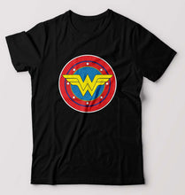 Load image into Gallery viewer, Wonder Woman Superhero T-Shirt for Men-Black-Ektarfa.online
