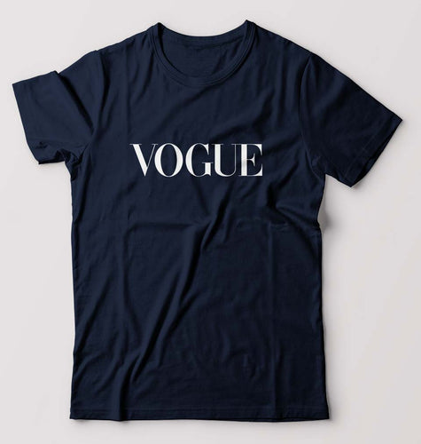 Vogue T-Shirt for Men-S(38 Inches)-Navy Blue-Ektarfa.online
