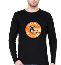 Load image into Gallery viewer, Orange Cassidy - Freshly Squeezed Full Sleeves T-Shirt for Men-Black-Ektarfa.online
