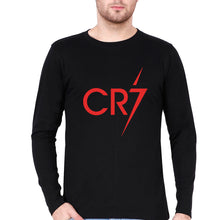 Load image into Gallery viewer, Cristiano Ronaldo CR7 Full Sleeves T-Shirt for Men-Black-Ektarfa.online
