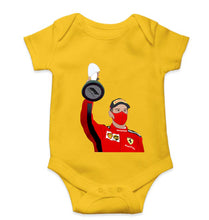 Load image into Gallery viewer, Sebastian Vettel F1 Kids Romper For Baby Boy/Girl-Yellow-Ektarfa.online
