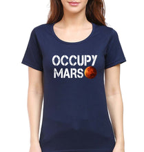 Load image into Gallery viewer, Occupy Mars Elon Musk T-Shirt for Women-Navy Blue-Ektarfa.online
