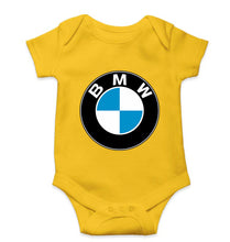 Load image into Gallery viewer, BMW Kids Romper For Baby Boy/Girl-0-5 Months(18 Inches)-Yellow-Ektarfa.online
