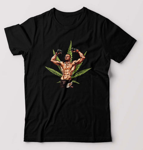 Nate Diaz UFC Weed T-Shirt for Men-Black-Ektarfa.online
