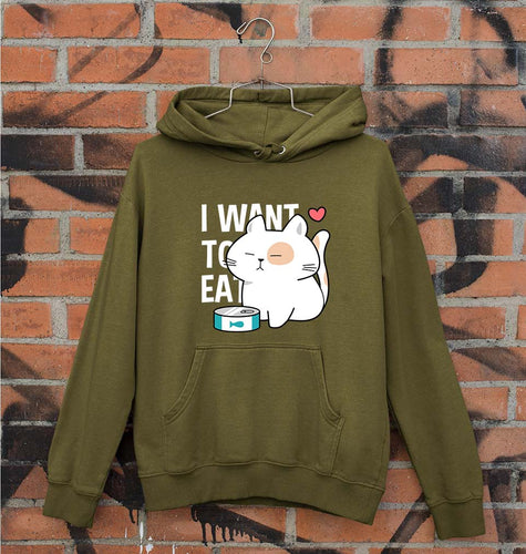Cat Unisex Hoodie for Men/Women-Olive Green-Ektarfa.online