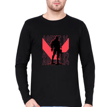Load image into Gallery viewer, Valorant Full Sleeves T-Shirt for Men-Black-Ektarfa.online

