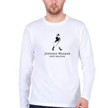 Load image into Gallery viewer, Johnnie Walker Full Sleeves T-Shirt for Men-White-Ektarfa.online
