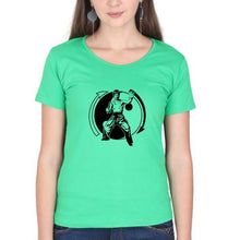 Load image into Gallery viewer, Bruce Lee T-Shirt for Women-Flag Green-Ektarfa.online
