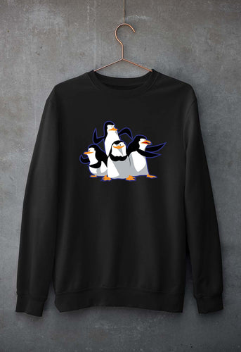 Penguins of Madagascar Unisex Sweatshirt for Men/Women-Black-Ektarfa.online
