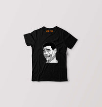 Load image into Gallery viewer, Yao Ming Face(Bitch Please) Kids T-Shirt for Boy/Girl-Black-Ektarfa.online
