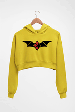 Load image into Gallery viewer, Batman and Harley Quinn Crop HOODIE FOR WOMEN-Mustard Yellow-Ektarfa.online
