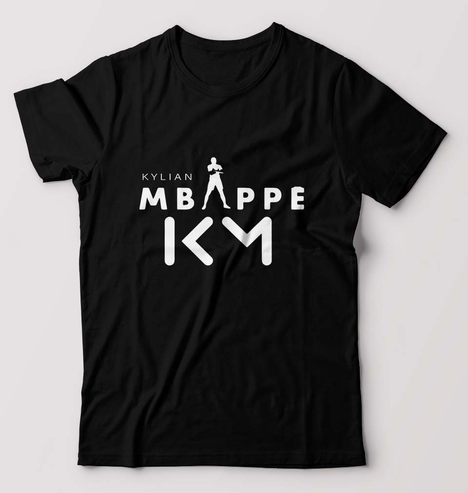 Kylian Mbappé T-Shirt for Men-Black-Ektarfa.online