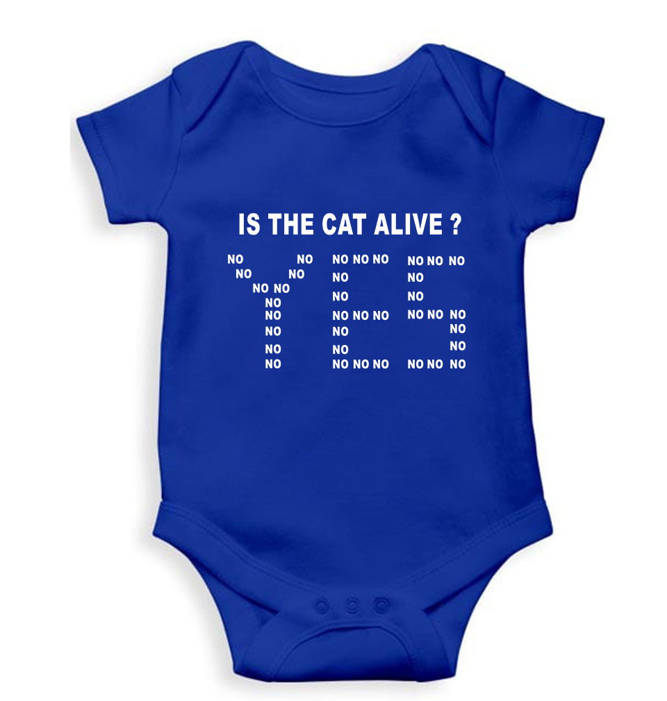 SCHRÖDINGER'S CAT Kids Romper For Baby Boy/Girl-Royal Blue-Ektarfa.online