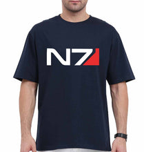 Load image into Gallery viewer, N7 Oversized T-Shirt for Men-Navy Blue-Ektarfa.online
