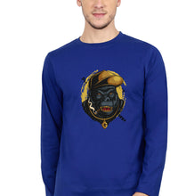 Load image into Gallery viewer, Hip Hop Gorilla Full Sleeves T-Shirt for Men-Royal Blue-Ektarfa.online
