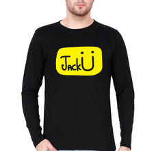 Load image into Gallery viewer, Jack u Full Sleeves T-Shirt for Men-Black-Ektarfa.online
