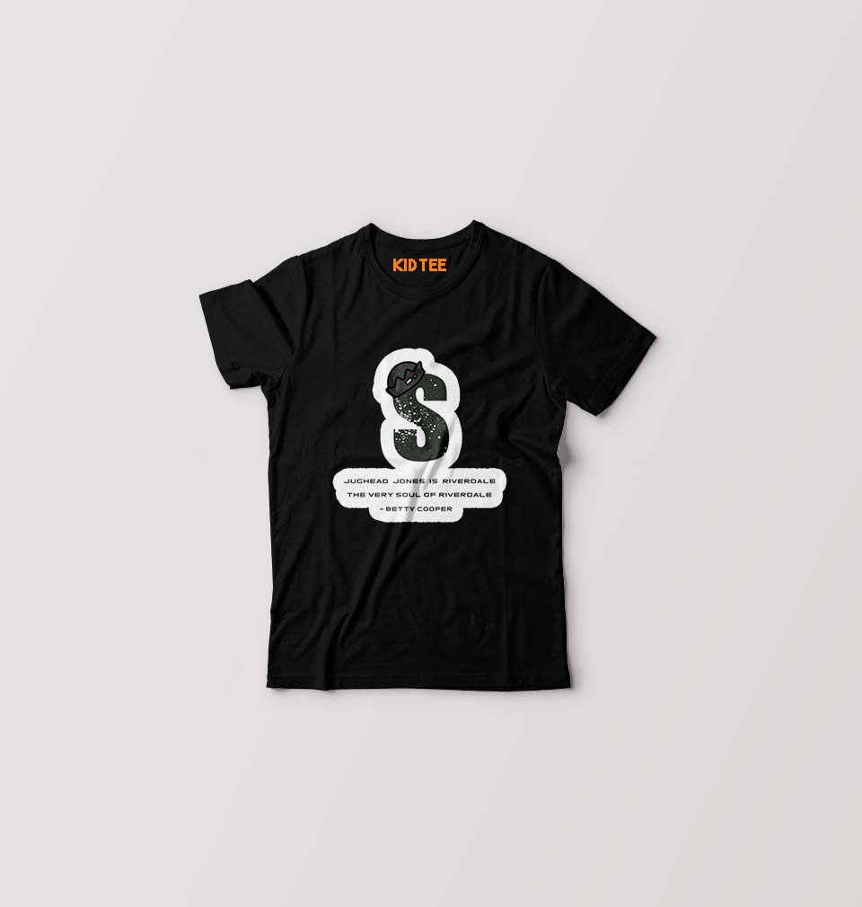 Jughead Jones Riverdale Kids T-Shirt for Boy/Girl-Black-Ektarfa.online