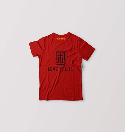 Love To Life Kids T-Shirt for Boy/Girl-Red-Ektarfa.online