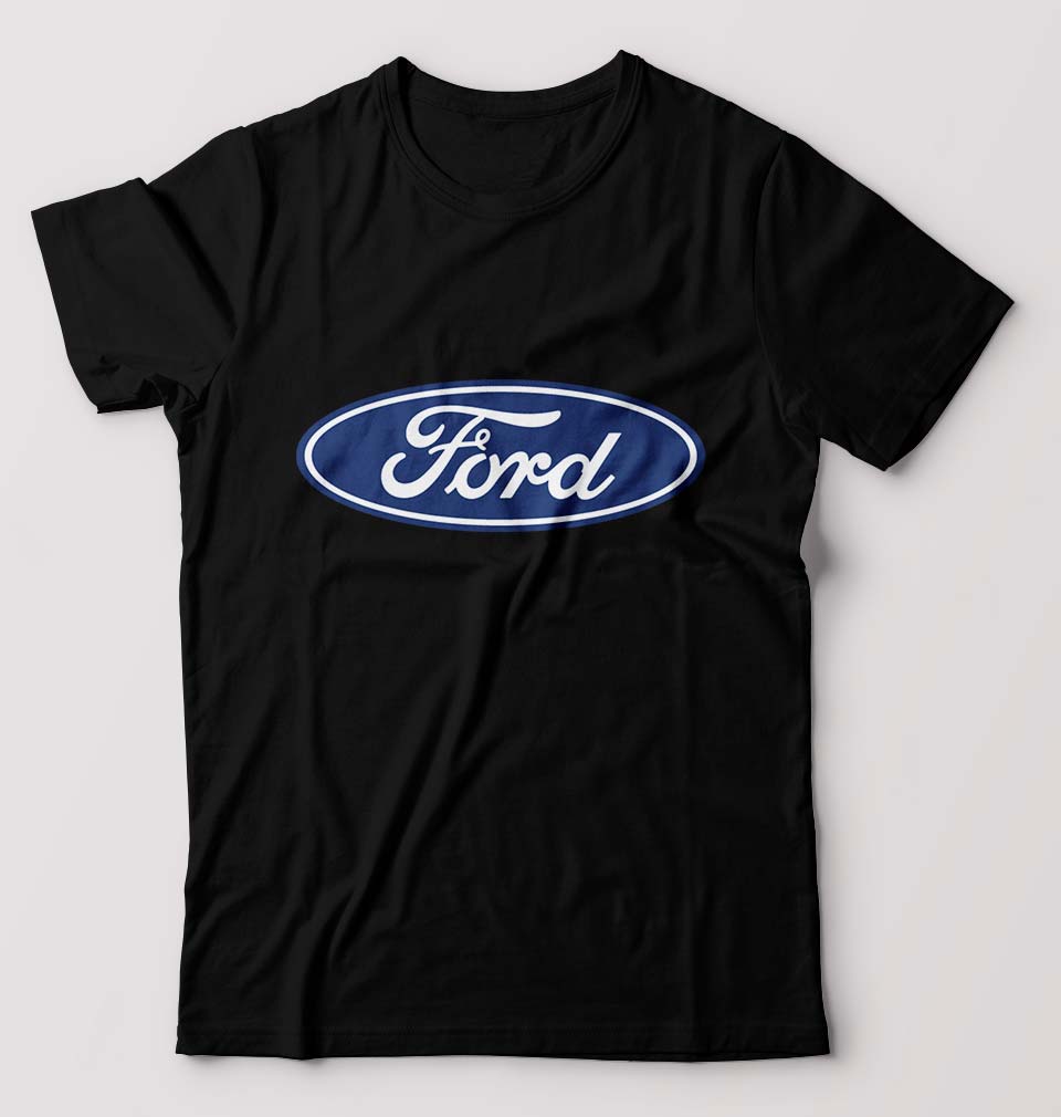 Ford T-Shirt for Men-S(38 Inches)-Black-Ektarfa.online