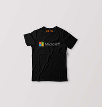 Load image into Gallery viewer, Microsooft Kids T-Shirt for Boy/Girl-Black-Ektarfa.online
