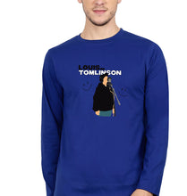 Load image into Gallery viewer, Louis Tomlinson Full Sleeves T-Shirt for Men-S(38 Inches)-Royal Blue-Ektarfa.online
