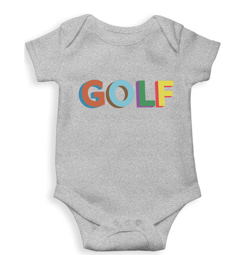 Golf Kids Romper Kids Romper For Baby Boy/Girl-0-5 Months(18 Inches)-Grey-Ektarfa.online