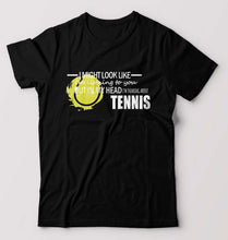 Load image into Gallery viewer, Tennis T-Shirt for Men-Black-Ektarfa.online
