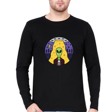 Load image into Gallery viewer, Alien Full Sleeves T-Shirt for Men-Black-Ektarfa.online
