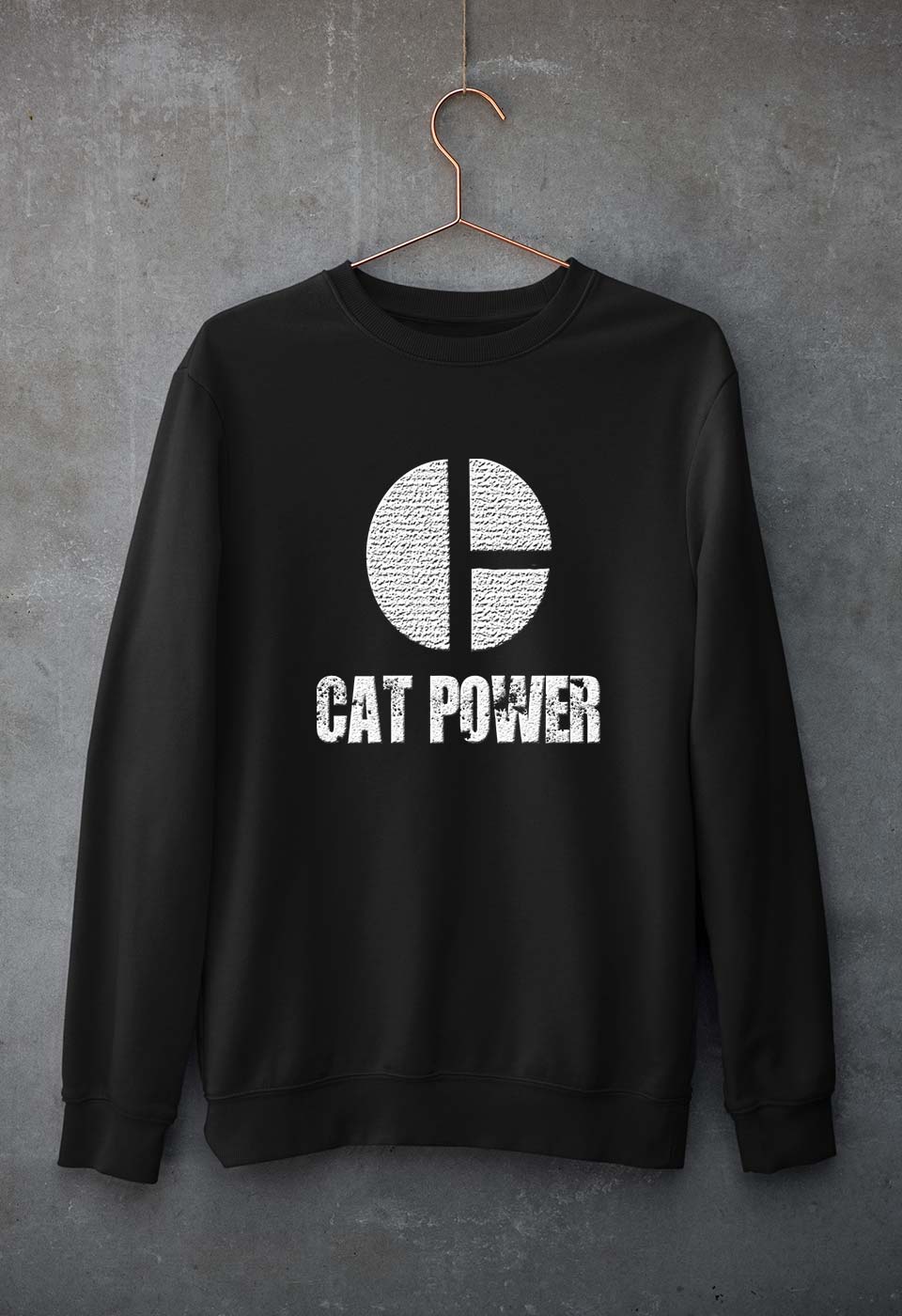 Cat Power Unisex Sweatshirt for Men/Women-Black-Ektarfa.online
